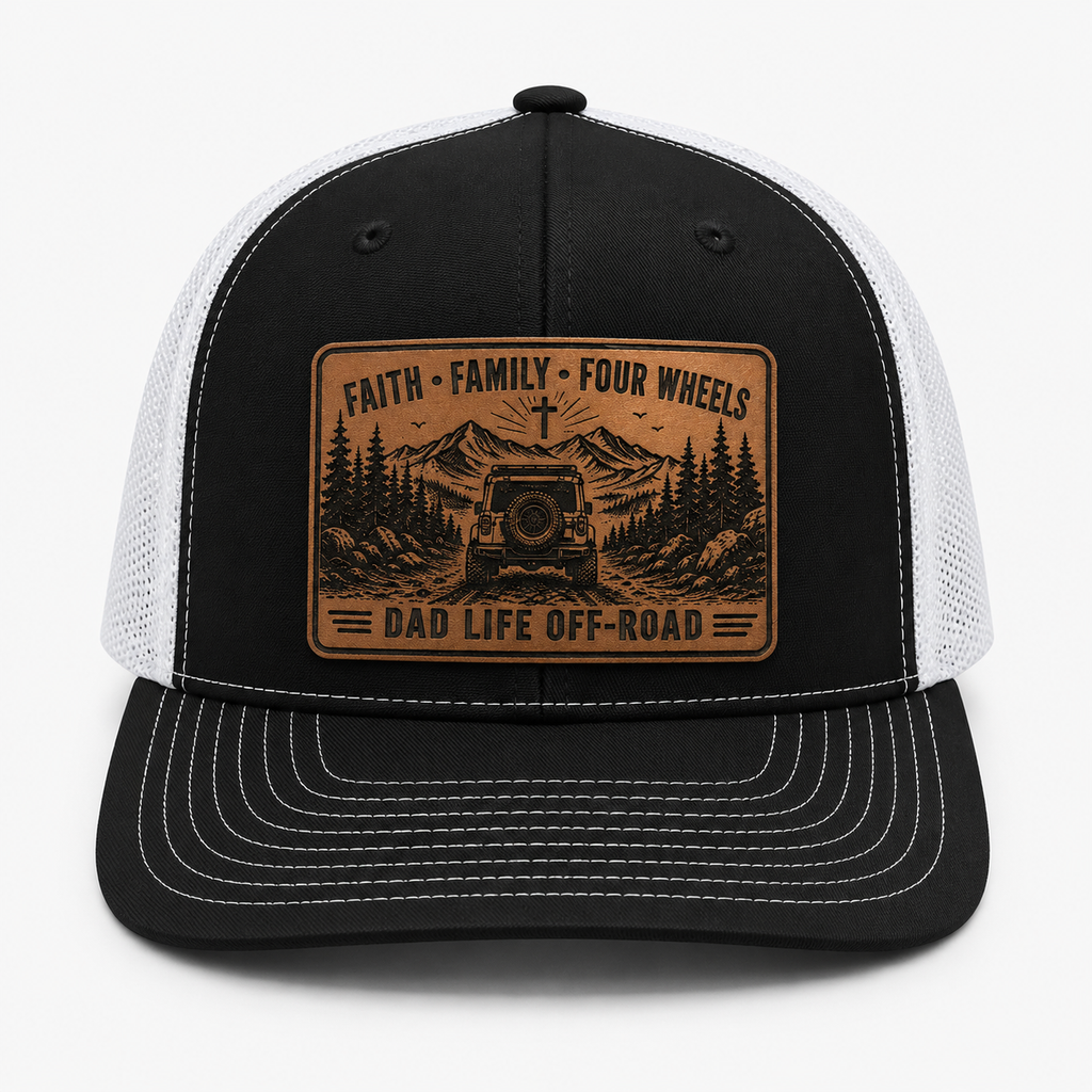 Faith Family Four Wheels Hat | Dad Life Off-Road