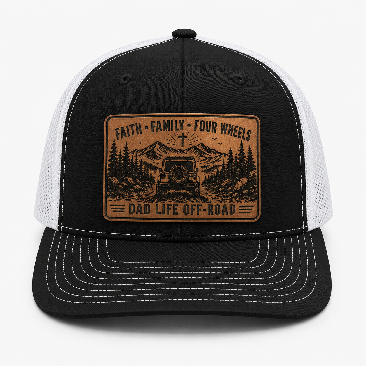 Faith Family Four Wheels Hat | Dad Life Off-Road