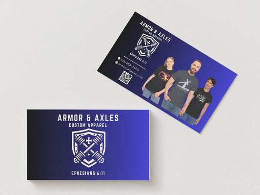 Custom Aluminum Business Cards – Durable, Sleek & Personalized (3.4" x 2.1")