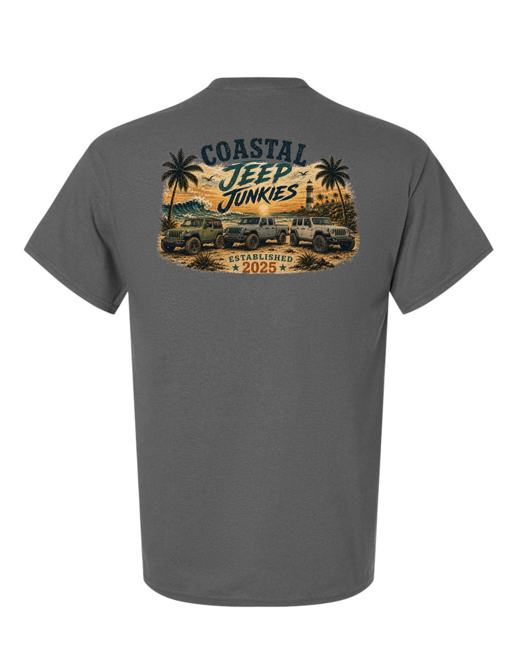 Coastal Jeep Junkies Official Club T-Shirt