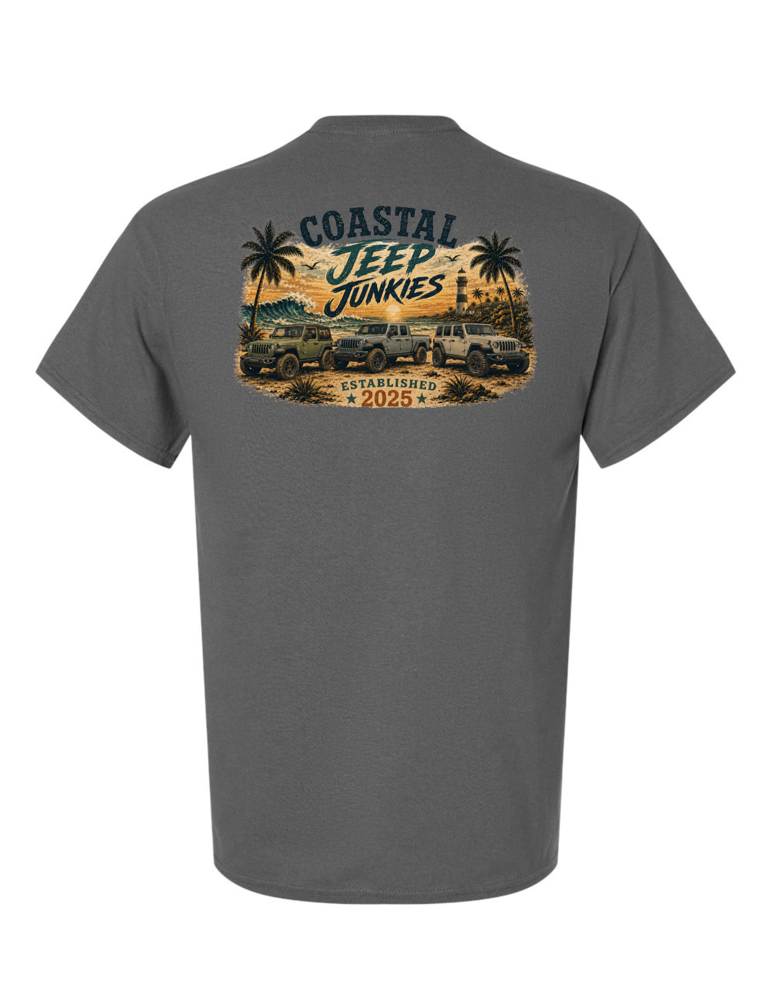 Coastal Jeep Junkies Official Club T-Shirt