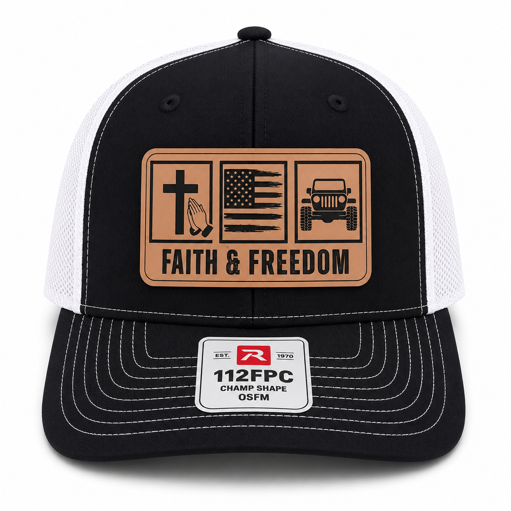 Faith & Freedom Hat Patch Hat Richardson 112FP