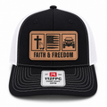 Faith & Freedom Hat Patch Hat Richardson 112FP