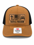 Faith & Freedom Hat Patch Hat Richardson 112FP