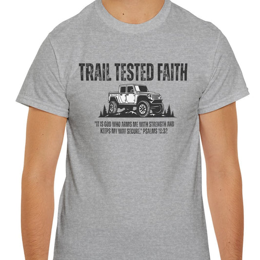 Trail Tested Faith Christian off-road t-shirt

Faith-based 4x4 off-road apparel by Armor & Axles

Christian trail lifestyle t-shirt