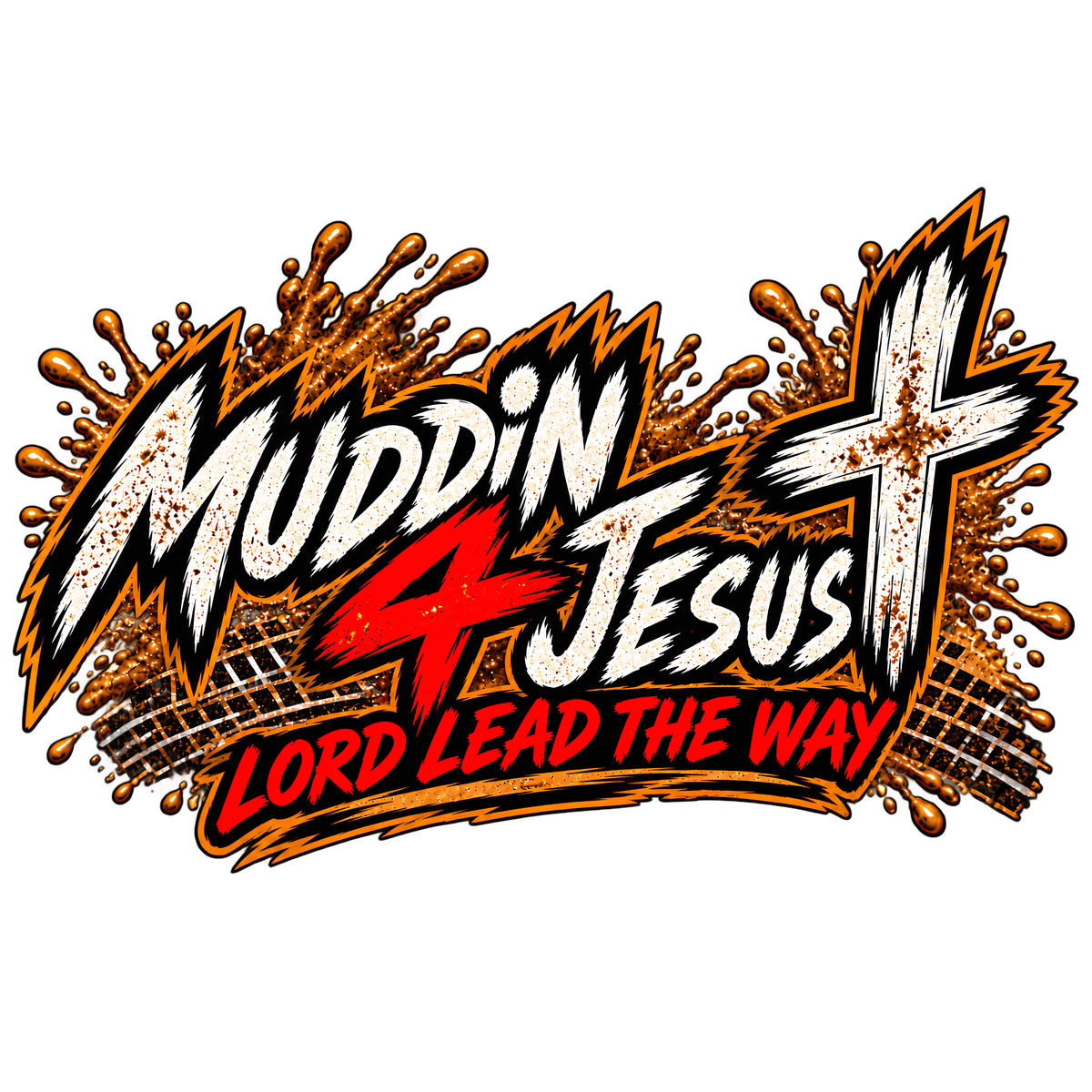 Muddin 4 Jesus – Lord Lead the Way Cut-Out Decal