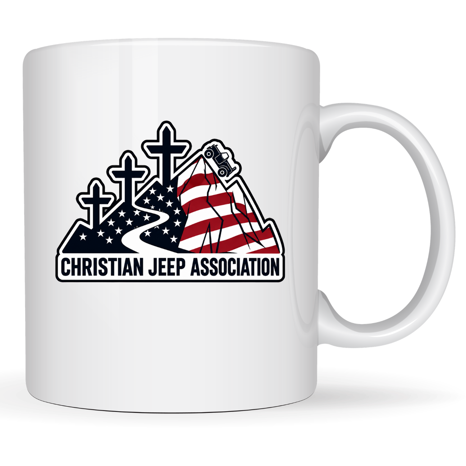 CJA Patriotic Ceramic Mug 15oz
