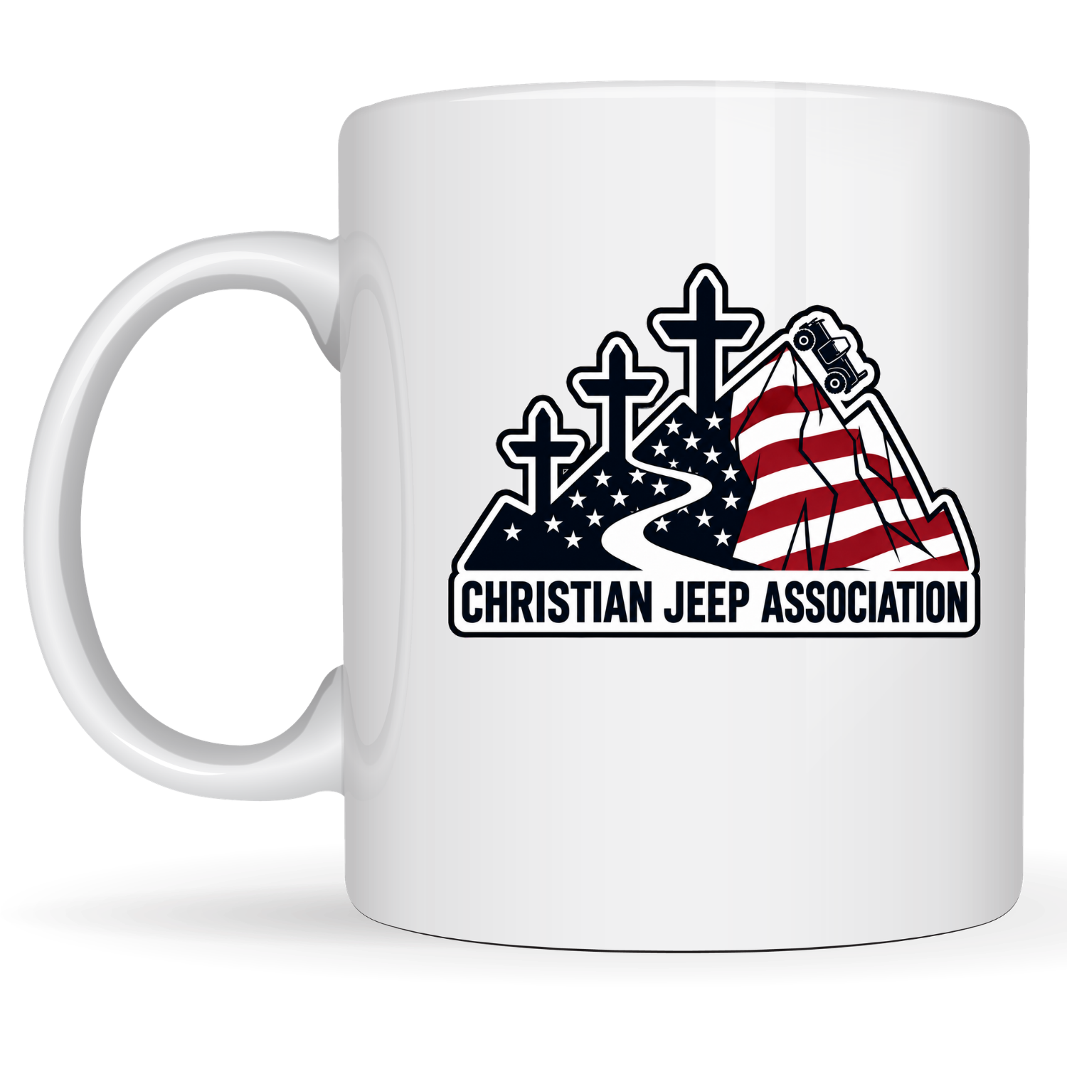CJA Patriotic Ceramic Mug 15oz