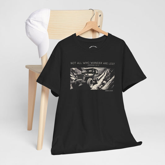 Not All Who Wander Are Lost T-Shirt - Jeremiah 29:13
