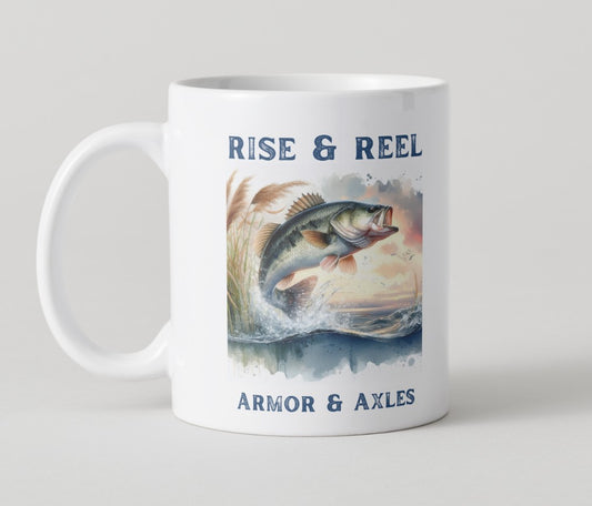Rise & Reel Ceramic Mug 15oz